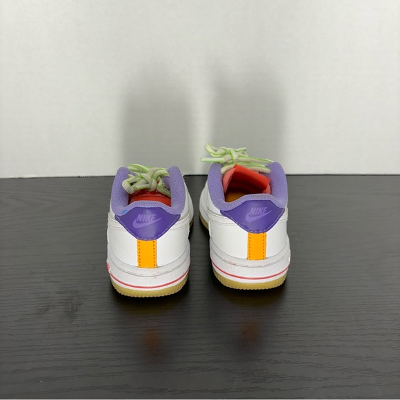 Nike Force 1 LV8 Toddler Kids Shoes Sz 7c White Space Purple - Picture 3 of 10